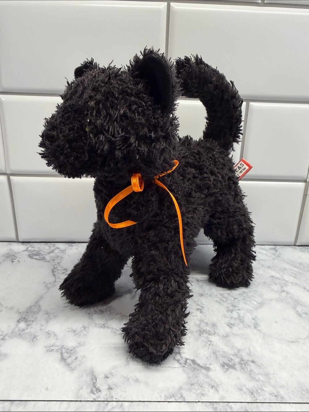 Douglas the Cuddle Toy “Magic Black” Cat w/bow